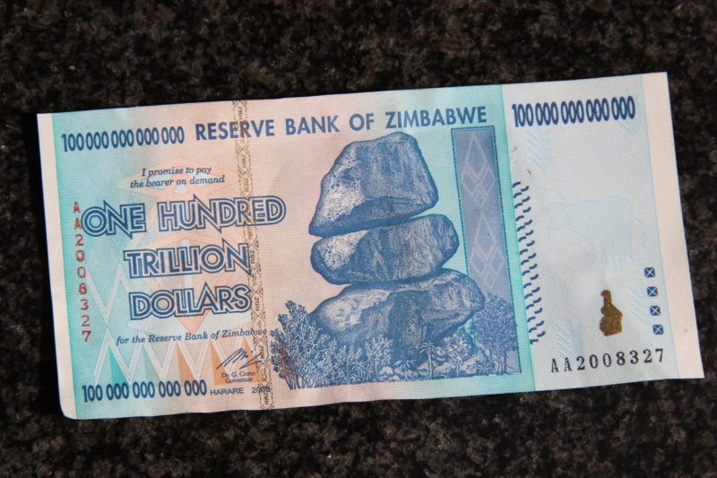 Triljard over enen met een heleboel