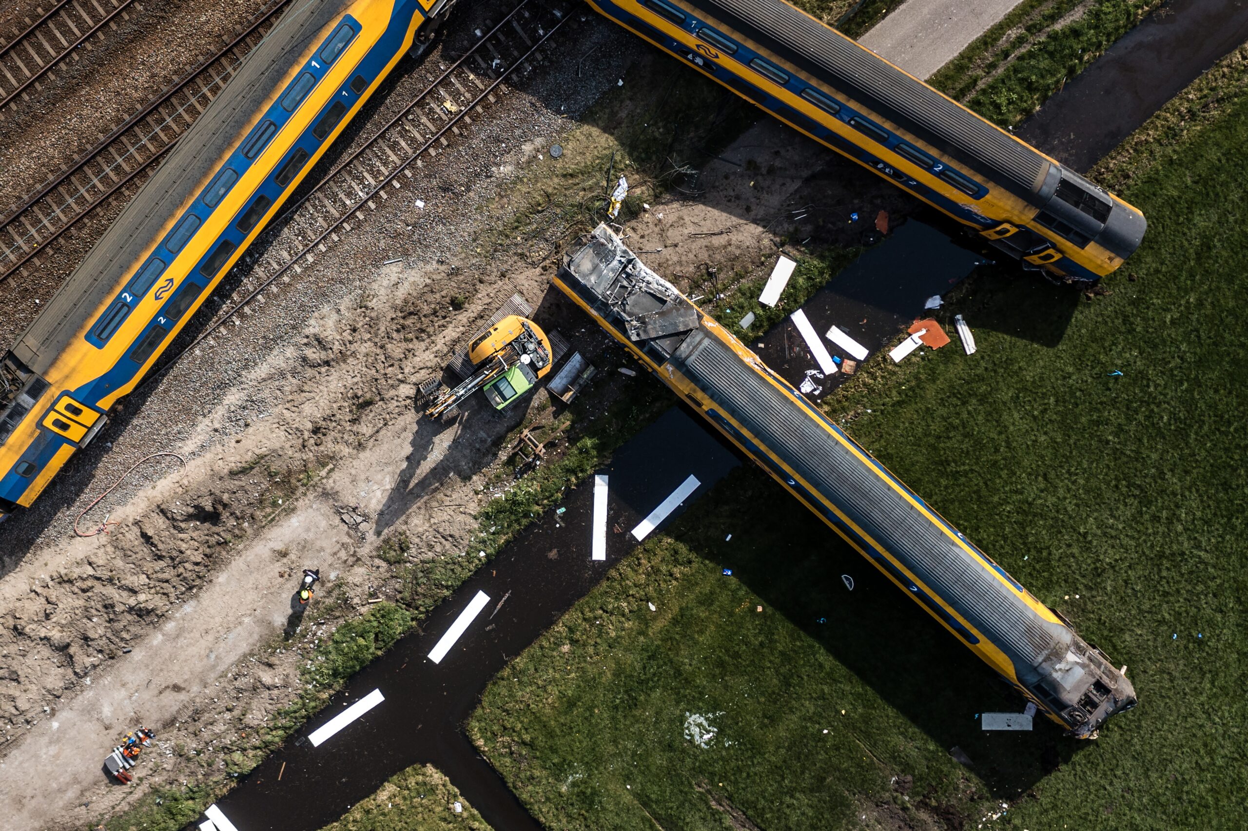 Treinongeluk Voorschoten: hoe de 'Bizon' stabiel bleef - EW