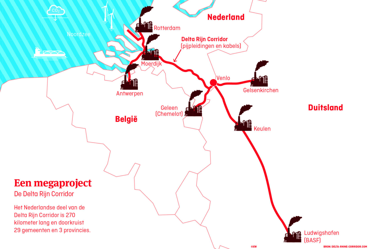 Delta Rijn Corridor vertraagd: te grote Nederlandse ambities - EW
