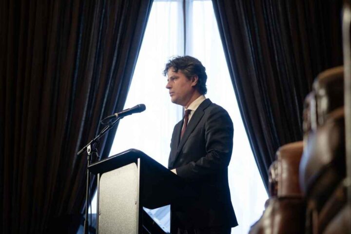 Henri Bontenbal in de Haagse sociëteit De Witte.