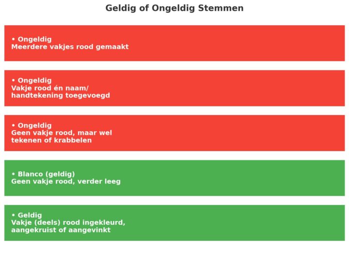 Ongeldig stemmen, blanco stemmen