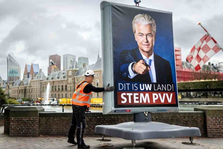 Campagneposter Den Haag Geert Wilders