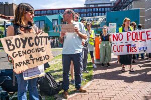 Universiteit protest