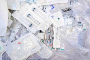Medisch afval plastic