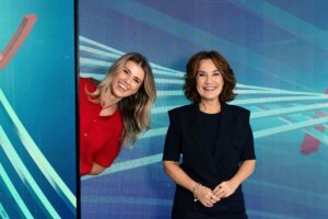 Eline de Zeeuw en Dione de Graaf (NOS Studio Sport)