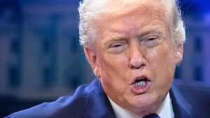 De Amerikaanse president Donald Trump