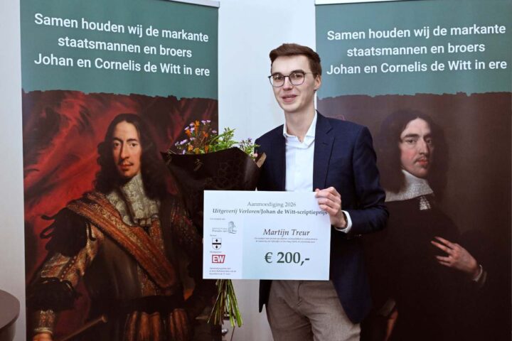 Winnaar van de aanmoedigingsprijs Martijn Treur. (Foto: Peter Hilz).