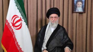 Ali Khamenei. De voormalig hoogste leider van Iran.