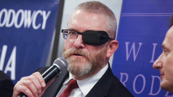 Extreem-rechts politicus Grzegorz Braun