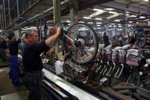 Fietsenfabriek Heereveen. (Foto: ANP)