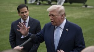 Donald Trump en Marco Rubio